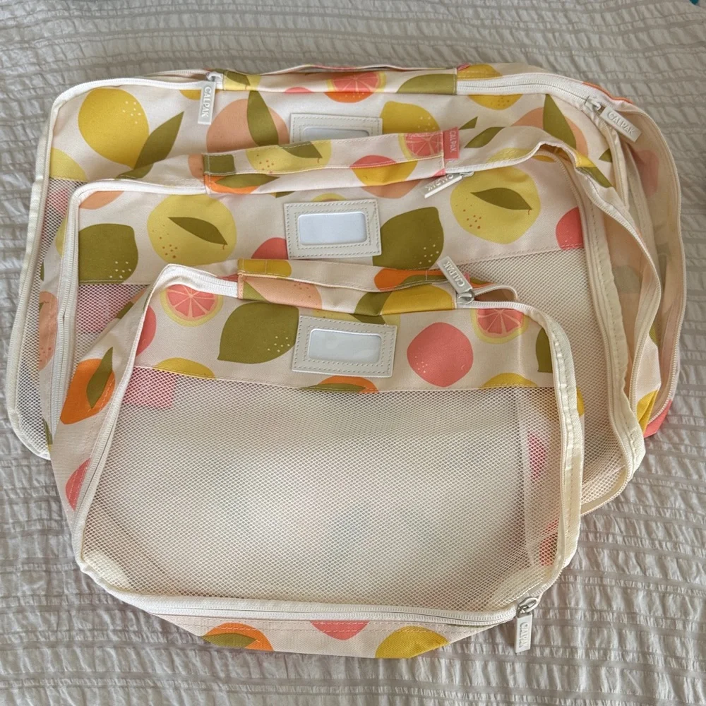 Calpak Fruit Patterned Packing Cubes